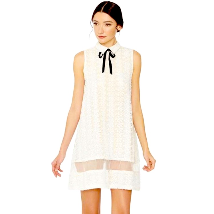 Alice + Olivia Irene Lace Dress, Nwt Sz Xs